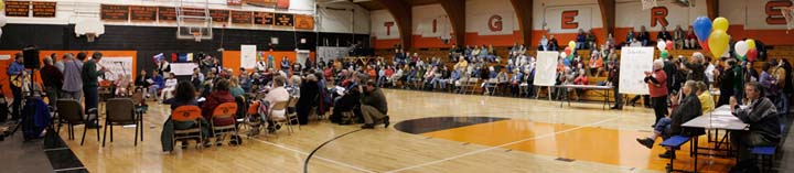 No-LNG Rally for the Bay panorama
