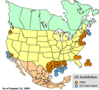 2005 FERC map