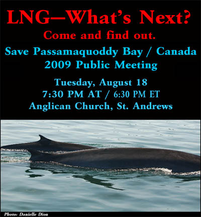 Save Passamaquoddy Bay - Canada annual meeting